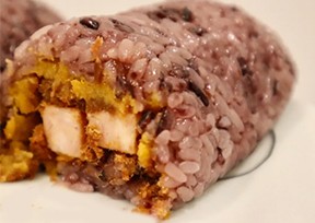 今日份早餐，超級(jí)簡(jiǎn)單咸蛋黃肉松粢飯團(tuán)